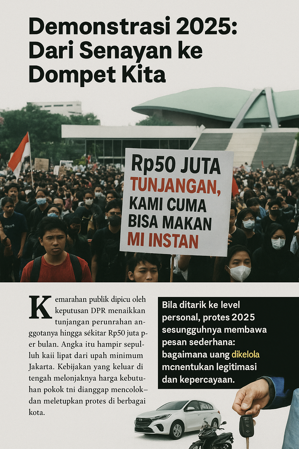 Demonstrasi 2025: Dari Senayan ke Dompet Kita